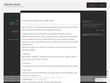 Tablet Screenshot of mediaherbs.wordpress.com