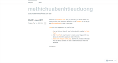 Desktop Screenshot of chuabenhtieuduongnow.wordpress.com