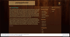 Desktop Screenshot of paulspipelocker.wordpress.com