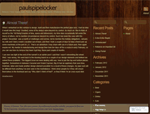 Tablet Screenshot of paulspipelocker.wordpress.com