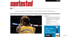 Desktop Screenshot of contested.wordpress.com