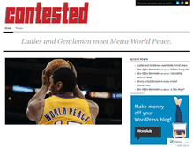 Tablet Screenshot of contested.wordpress.com