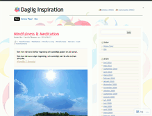 Tablet Screenshot of dagliginspiration.wordpress.com