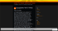 Desktop Screenshot of howtomakeseriouscash.wordpress.com