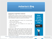 Tablet Screenshot of josherino.wordpress.com