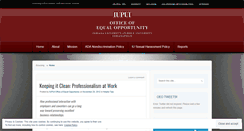 Desktop Screenshot of iupuioeo.wordpress.com