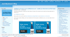 Desktop Screenshot of joshblogs.wordpress.com