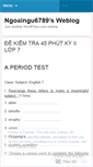 Mobile Screenshot of ngoaingu6789.wordpress.com