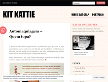 Tablet Screenshot of kitkattie.wordpress.com