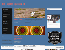 Tablet Screenshot of endlessdisconnect.wordpress.com