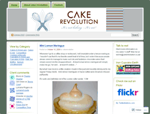 Tablet Screenshot of cakerevolution.wordpress.com