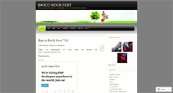 Desktop Screenshot of barcorockfest.wordpress.com