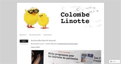 Desktop Screenshot of colombelinotte.wordpress.com