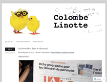 Tablet Screenshot of colombelinotte.wordpress.com