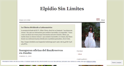 Desktop Screenshot of elpidiosinlimites.wordpress.com