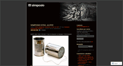 Desktop Screenshot of elsimposio.wordpress.com