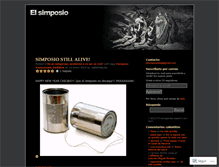 Tablet Screenshot of elsimposio.wordpress.com