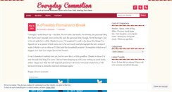 Desktop Screenshot of everydaycommotion.wordpress.com