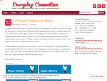 Tablet Screenshot of everydaycommotion.wordpress.com