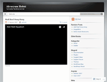 Tablet Screenshot of akvaryumhobisi.wordpress.com