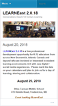 Mobile Screenshot of learneast.wordpress.com