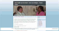 Desktop Screenshot of homecareftworth.wordpress.com