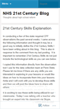 Mobile Screenshot of nhs21stcentury.wordpress.com