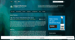 Desktop Screenshot of mijgproductions.wordpress.com