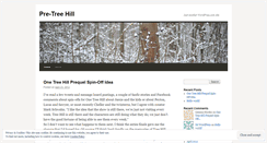 Desktop Screenshot of pretreehill.wordpress.com