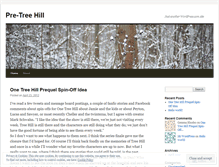Tablet Screenshot of pretreehill.wordpress.com