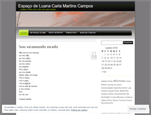 Tablet Screenshot of luanacampos.wordpress.com