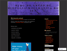 Tablet Screenshot of bioift.wordpress.com