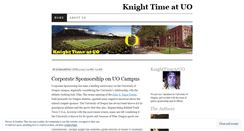 Desktop Screenshot of knighttimeatuo.wordpress.com