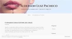 Desktop Screenshot of draldersonluizpacheco.wordpress.com