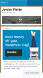 Mobile Screenshot of jordanfields.wordpress.com