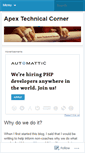 Mobile Screenshot of apextechcorner.wordpress.com