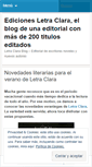 Mobile Screenshot of letraclara.wordpress.com