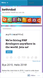 Mobile Screenshot of bethndad.wordpress.com