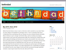 Tablet Screenshot of bethndad.wordpress.com