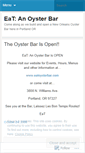 Mobile Screenshot of eatoysterbar.wordpress.com