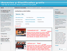 Tablet Screenshot of anunciosyclasificados.wordpress.com