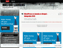 Tablet Screenshot of masqlearning.wordpress.com