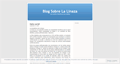 Desktop Screenshot of linaza.wordpress.com