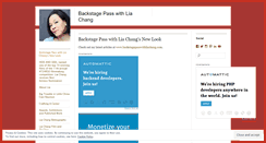 Desktop Screenshot of liachang.wordpress.com