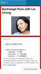 Mobile Screenshot of liachang.wordpress.com