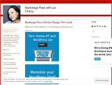 Tablet Screenshot of liachang.wordpress.com