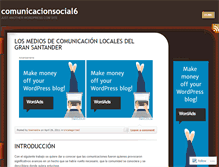 Tablet Screenshot of comunicacionsocial6.wordpress.com