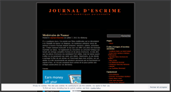 Desktop Screenshot of fencing.wordpress.com