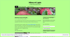 Desktop Screenshot of hibouetlapin.wordpress.com
