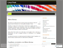 Tablet Screenshot of linuxpack.wordpress.com